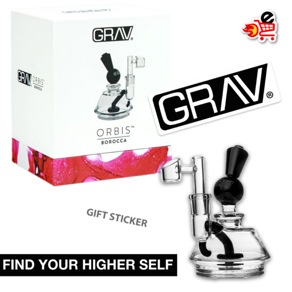 GRAV® Orbis Borocca Water Pipe - Dab Rig - Imagen 9