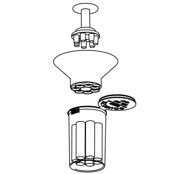 GRAV® Filling System - For Fill Your Own Glass 7 Pack - Imagen 2