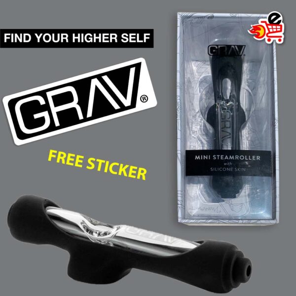 Grav® Mini Steamroller with Silicone Skin - Varios Colores - Imagen 28