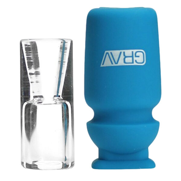 Grav® Silicone Capped Glass - Crutch Filter Tip - Imagen 11