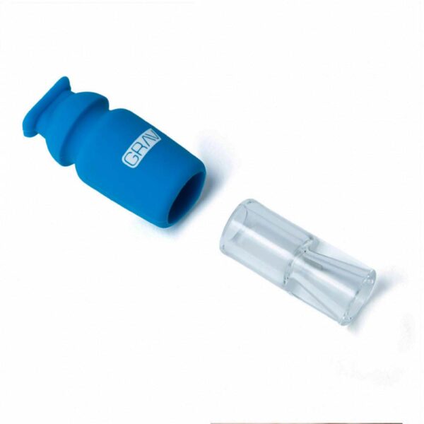 Grav® Silicone Capped Glass - Crutch Filter Tip - Imagen 10