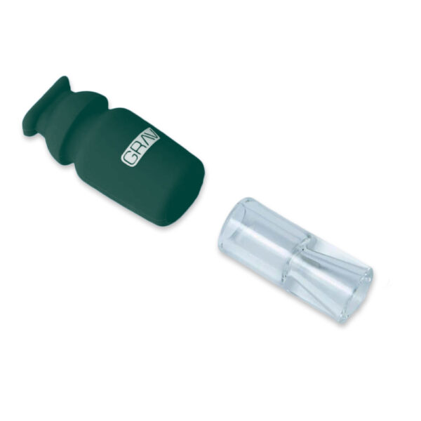 Grav® Silicone Capped Glass - Crutch Filter Tip - Imagen 14