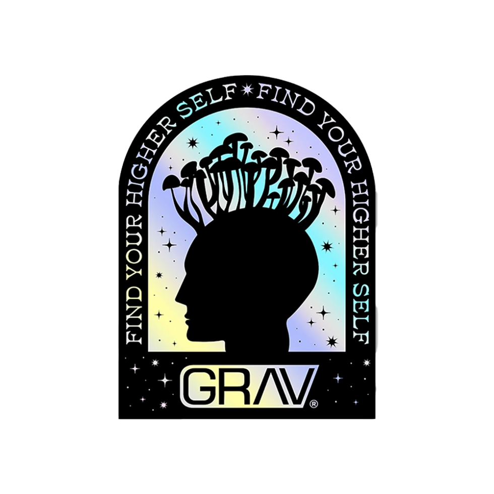GRAV® Hologram Sticker The Green Lab