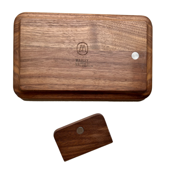 Marley Natural™  Black Walnut Rolling Tray - Large - Imagen 3