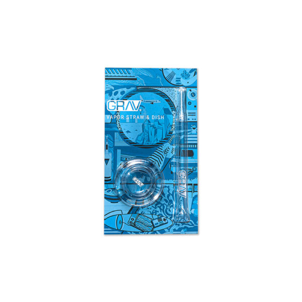 GRAV® Quartz Vape Straw with Dab Dish - Imagen 7