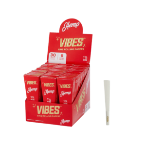 VIBES™ Cones Box - 1.25" - Hemp