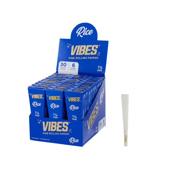 VIBES™ Cones Box - 1.25" - Rice