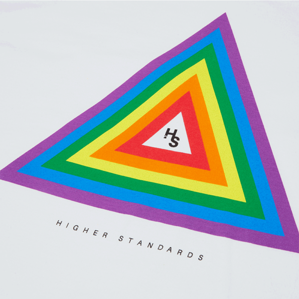 Higher Standards® Concentric Triangle Tee (Rainbow) - Imagen 3