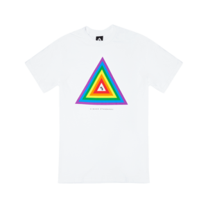 Higher Standards® Concentric Triangle Tee (Rainbow)