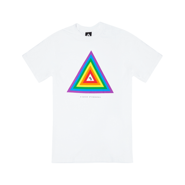 Higher Standards® Concentric Triangle Tee (Rainbow)
