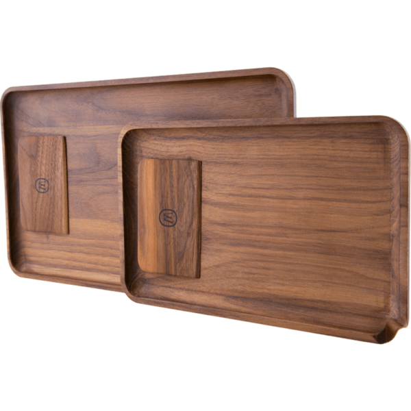 Marley Natural™  Black Walnut Rolling Tray - Large - Imagen 7